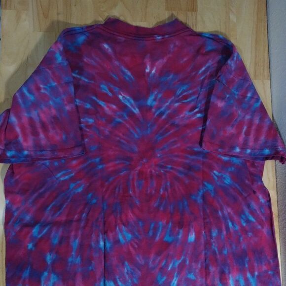 Vintage 90s Tie Dye T-Shirt USA Made - Picture 6 of 7